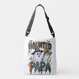 Bolso Cruzado Diseño de fantasma de Halloween del papá embrujado