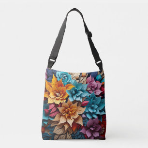 Bolso Cruzado Diseño de flores