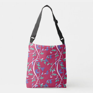 Bolso Cruzado Diseño de hoja boho chic de doble cara
