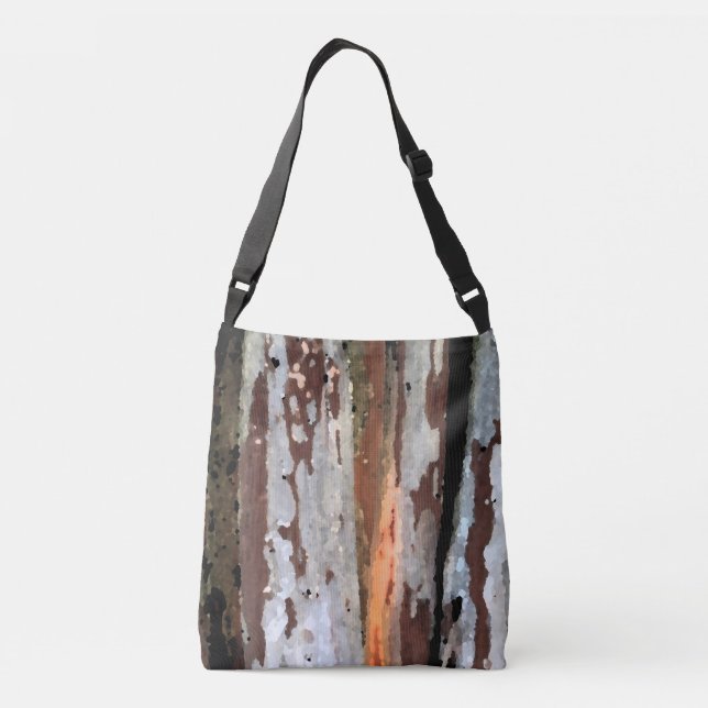 Bolso Cruzado Diseño de la barra de Birch (Reverso)