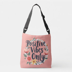 Bolso Cruzado Diseño de la flor sólo para vibraciones positivas
