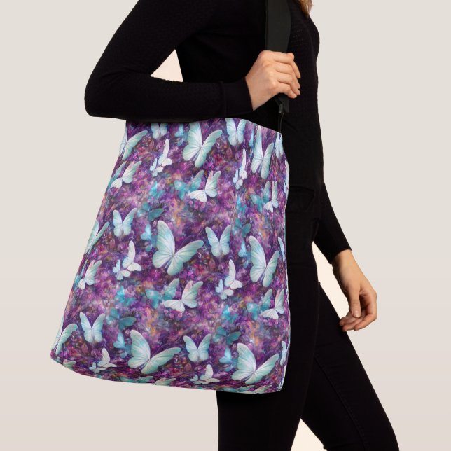 Bolso Cruzado Diseño de la serie de mariposa mística 7 (Detalle)
