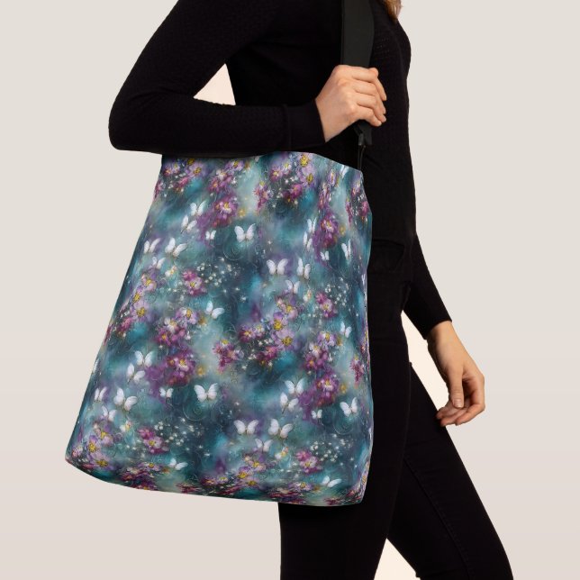 Bolso Cruzado Diseño de la serie de mariposas mística 11 (Detalle)