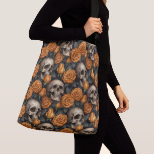 Bolso Cruzado Diseño de la serie Skull and Rosas 11