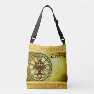 Bolso Cruzado Diseño de la textura del efecto metalizado de oro