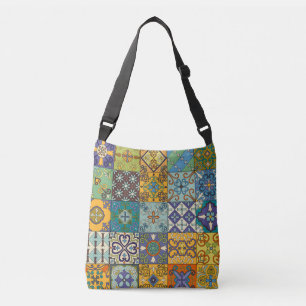 Bolso Cruzado Diseño de mosaicos de talavera portuguesa