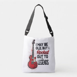 Bolso Cruzado Diseño de nostalgia de música clásica de guitarra