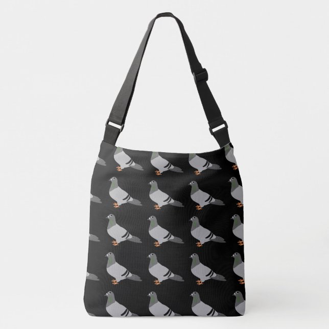 Bolso Cruzado Diseño de paloma (Anverso)