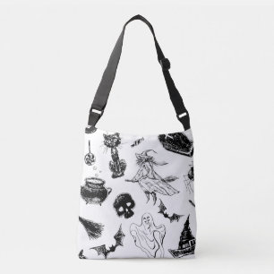 Bolso Cruzado Diseño de patrones de Halloween