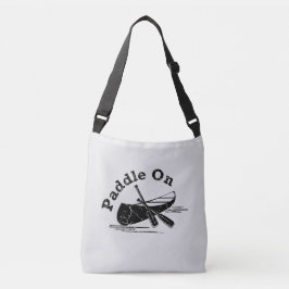Bolso Cruzado Diseño de remo angustiado - Cruz de impresión tota