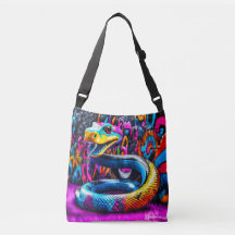 diseño de serpiente estilo graffiti