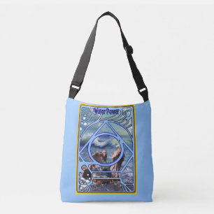 Bolso Cruzado Diseño de tarjeta elemental de agua