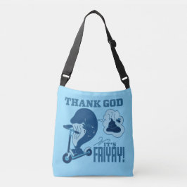 Bolso Cruzado Diseño de viernes en ASL - ¡Gracias a Dios es Vier