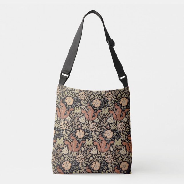 Bolso Cruzado Diseño de William Morris (Anverso)