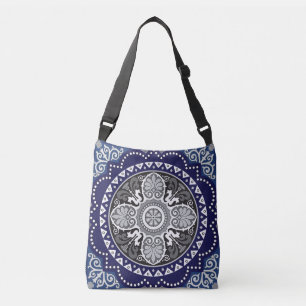 Bolso Cruzado Diseño detallado de la estafa floral Paisley