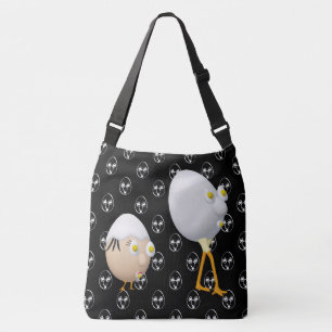 Bolso Cruzado Diseño divertido del personaje de huevo RG y RA