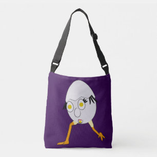 Bolso Cruzado Diseño divertido del personaje de huevo RG y RA