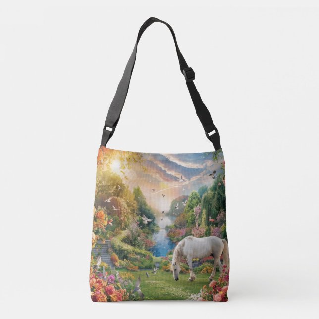 Bolso Cruzado diseño espacial (Reverso)