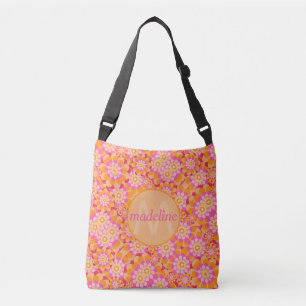 Bolso Cruzado Diseño floral de los años 60