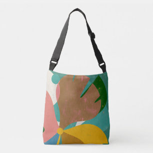 Bolso Cruzado Diseño Floral Retro Cálido