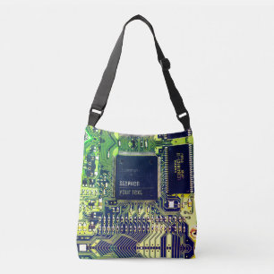 Bolso Cruzado Diseño moderno de placa de circuito impreso Añadir