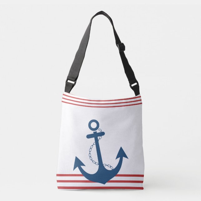 Bolso Cruzado Diseño náutico de moda (Anverso)