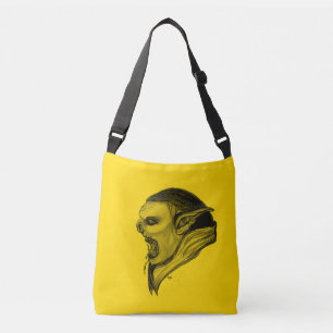 Bolso Cruzado Diseño negro y amarillo de Troll