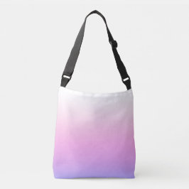 Bolso Cruzado diseño ombre violeta y rosa