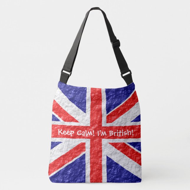 Bolso Cruzado Diseño personalizado de la bandera de Union Jack (Anverso)
