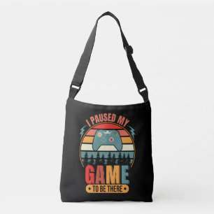 Bolso Cruzado Diseño retro de humor para jugadores Bandas de cue