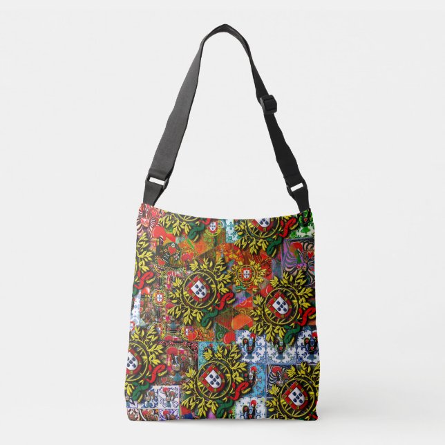 Bolso Cruzado Diseños de arte de Portugal (Anverso)