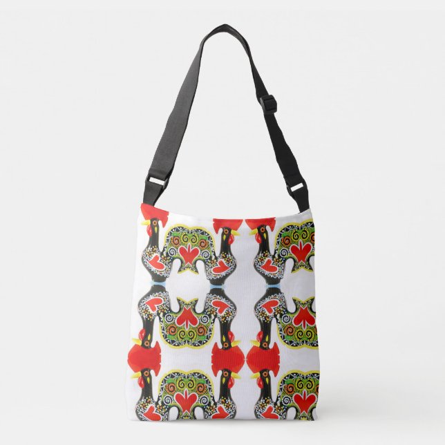 Bolso Cruzado diseños portugueses Tote (Anverso)