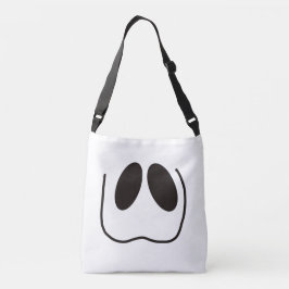 Bolso Cruzado Diversión, miedo, rostro fantasma para Halloween