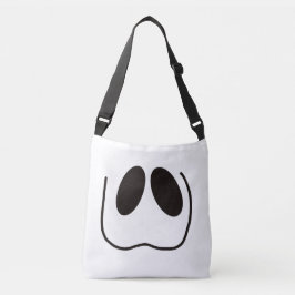Bolso Cruzado Diversión, miedo, rostro fantasma para Halloween
