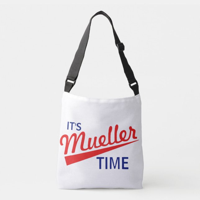Bolso Cruzado Divertido "es tiempo de Mueller " (Anverso)