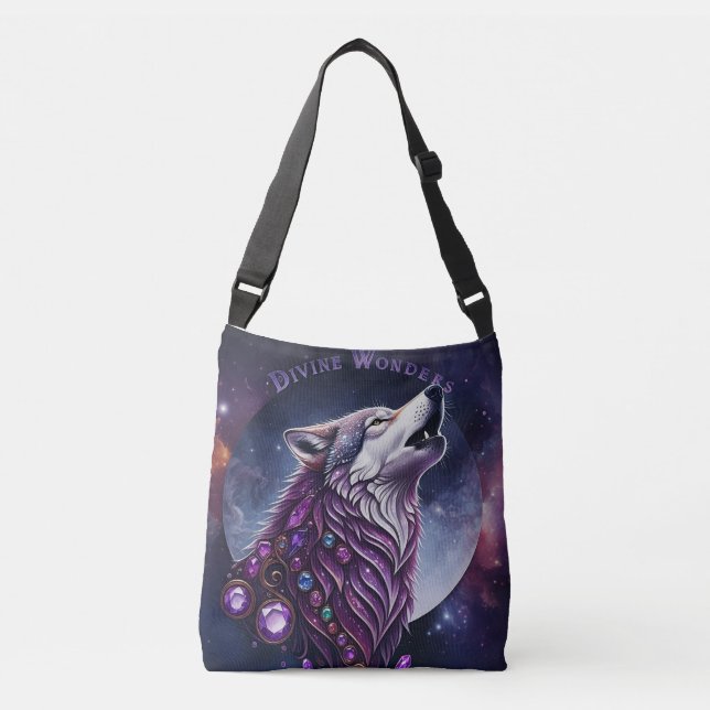 Bolso Cruzado Divine Wonders Wolf (Anverso)