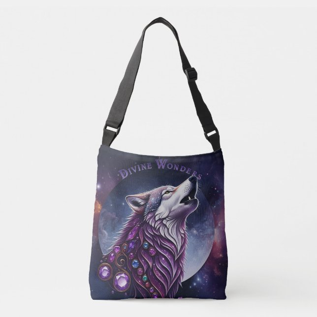 Bolso Cruzado Divine Wonders Wolf (Anverso)