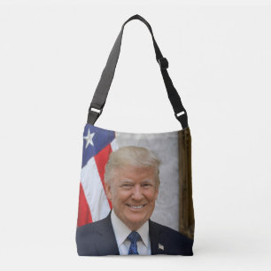 Bolso Cruzado Donald Trump Presidente de los Estados Unidos Casa