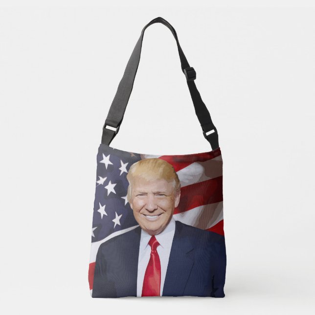 BOLSO CRUZADO DONALD TRUMP TOTE PURSE CROSSBAG (Anverso)