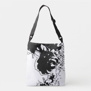 Bolso Cruzado Doodle de flores