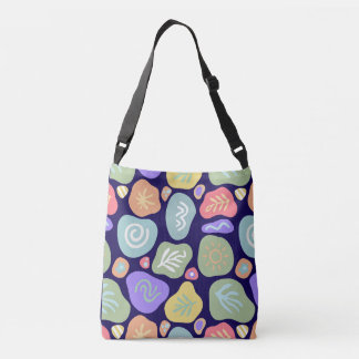 Bolso Cruzado Doodles de ensueño - Diseño del Motivo de la Natur