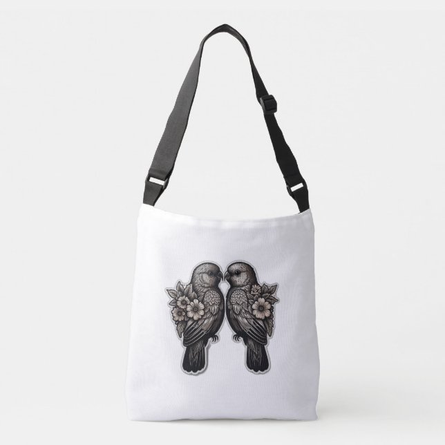 Bolso Cruzado Dos pájaros (Anverso)