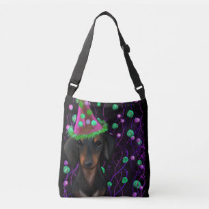 Bolso Cruzado Doxie Negro y Café