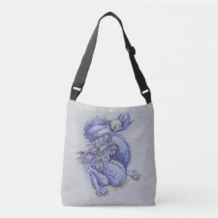 Bolso Cruzado Dragón azul
