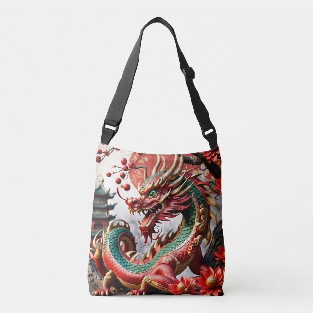 Bolso Cruzado Dragón chino de Año Nuevo 2024 CBBag02 (Anverso)