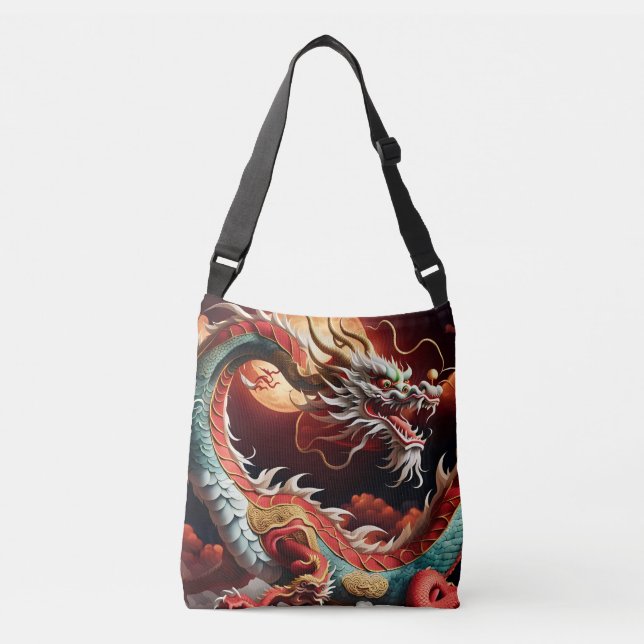 Bolso Cruzado Dragón chino de Año Nuevo 2024 CBBag03 (Anverso)