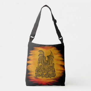 Bolso Cruzado Dragón con Zombie