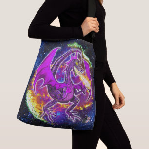 Bolso Cruzado Dragón Cósmico de Turmalina