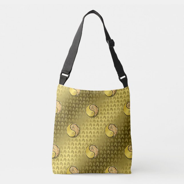 Bolso Cruzado Dragón de Fuego (Anverso)
