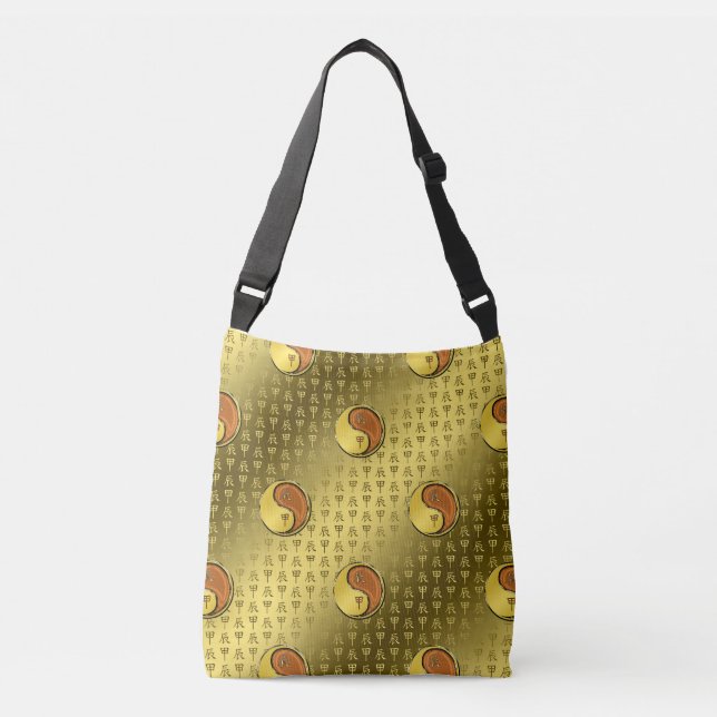 Bolso Cruzado Dragón de Madera (Anverso)